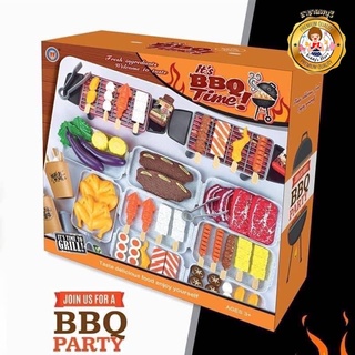 ชุดของเล่นปิ้งย่างBBQ80ชิ้น สุดคุ้ม!!ของเล่นเด็กจำลองเสริมพัฒนาการEQ&amp;IQ