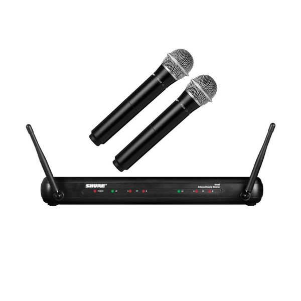 SHURE SVX288A/PG28-M19 ชุดไมค์ลอยมือถือคู่ย่าน UHF คลื่นความถี่ 694-703 MHz