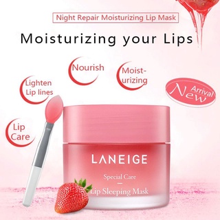 Laneige Lip Sleeping Mask Berry with Lip Brush 20g