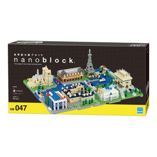 ของแท้จากญี่ปุ่น🧡 Kawada NB 047 Nanoblock Paris Town ตัวต่อนาโนบล็อคเมืองปารีส