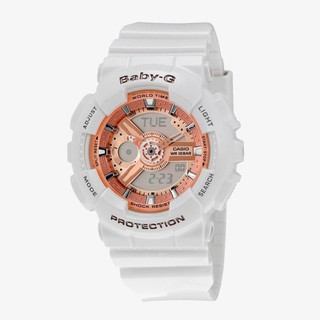 { ของแท้ } CASIO Baby-G นาฬิกา BA-110-7A1 (White