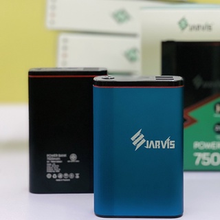 Power Bank พาวเวอร์แบงค์ Javis รุ่น J75 7500 mAh แบตสำรอง 2.1 A มี มอก. ขนาด พกพาสะดวก ฟรี สายชาร์จ Micro