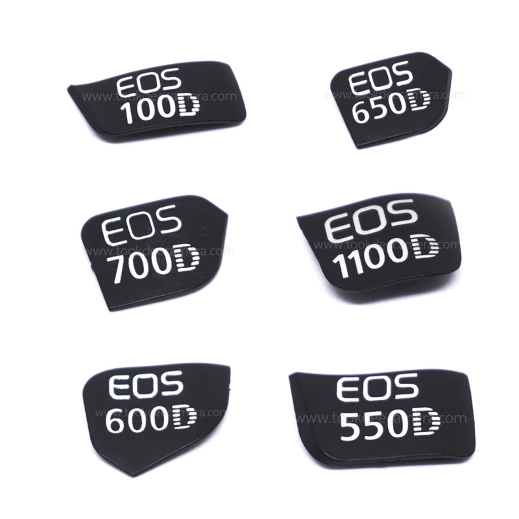 ป้ายโลโก้ Logo CANON EOS 100D/550D/600D/650D/700D/750D/760D/1100D (ของเทียบ)