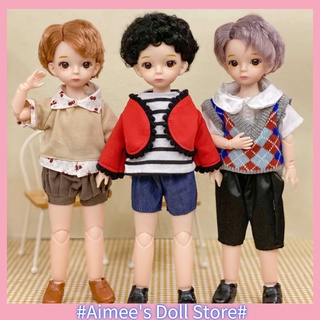 ตุ๊กตาเจ้าชาย 1/6 BJD 12 นิ้ว 30 ซม. พร้อมเสื้อผ้าแต่งหน้า รองเท้า ของเล่น สําหรับเด็กผู้หญิง