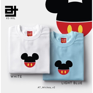 เสื้อยืด Mickey Mouse Disney Cartoon Logo v2 Customized Unisex TShirt for Men and Women