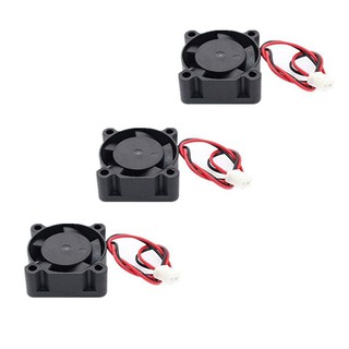 3pcs DC 12V 0.1A 2Pin 25mm x25mm x10mm Mini Brushless Cooling Fan,black