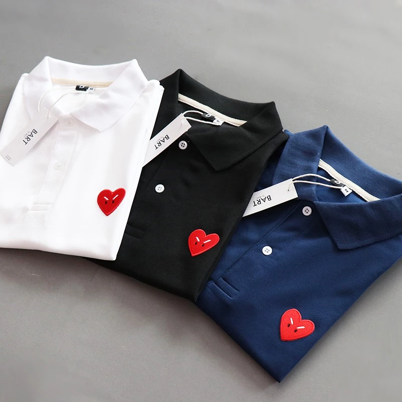 เสื้อโปโล งานปัก ANGRY Heart ใส่ได้ทั้ง ช ญ
