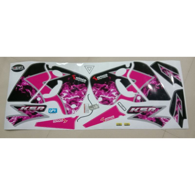 สติกเกอร์Ksrตัวเก่า ลายKitacoไฟ