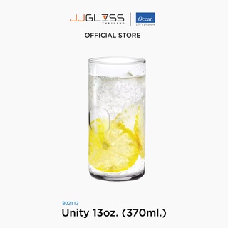 JJGLASS - (Ocean) B02113 Unity [1กล่อง (6ใบ)] - แก้วยูนิตี้ ดริ๊งเเวร์ โอเชี่ยนกลาส Unity Ocean Glass B02113 Drinkware Tumbler Unity 13 oz. ( 370 ml.)