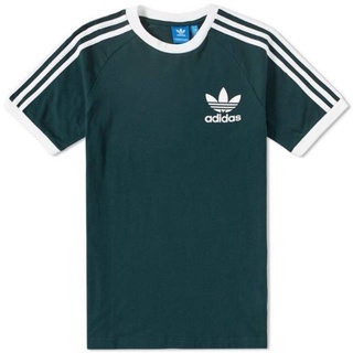 Adidas เสื้อยืดลําลอง สีเขียวทหาร