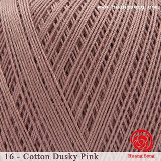 Mercerized cotton crochet dusky pink