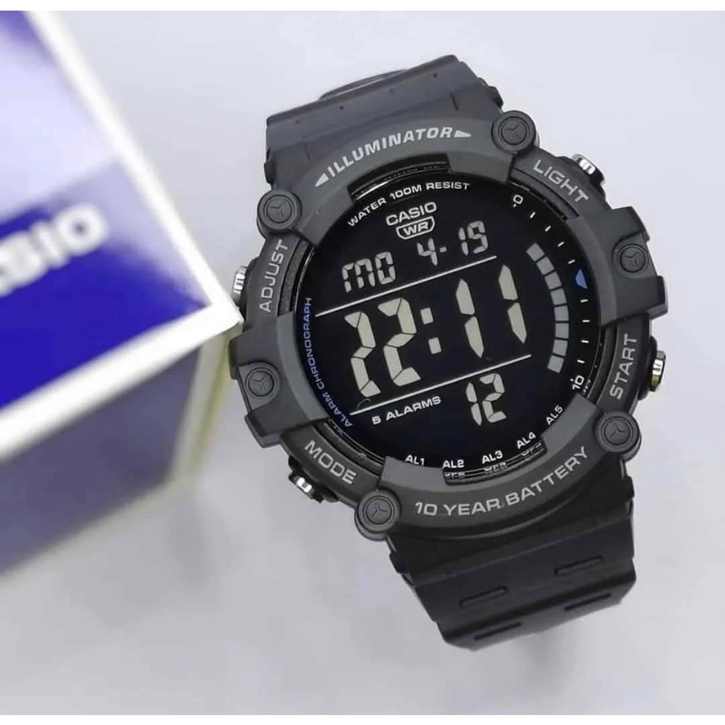 นาฬิกา Casioแท้ รุ่น AE-1500WH และ AE-1500WHX  นาฬิกาผู้ชาย สายเรซิ่น สไตล์สมาร์ทวอช -ของแท้ 100% รับประกันสินค้า 1 ปี