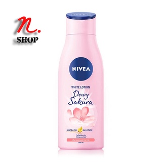 นีเวีย โลชั่น ดิวอี้ ซากุระ ไวท์ 200มล. NIVEA Dewy Sakura White lotion 200ml. Exp : 03/2024