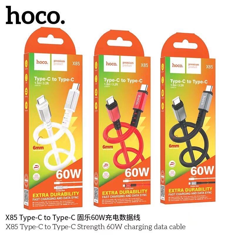 Hoco สายชาร์จ60W สำหรับTypeC to TypeC แท้100%
