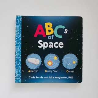 [พร้อมส่ง] หนังสือ ABCs of Space เล่มแข็ง Boardbook