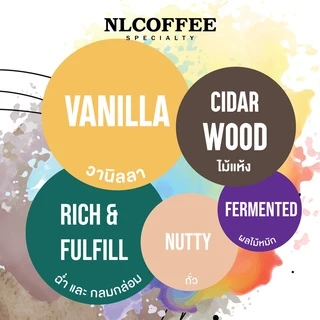 NLCOFFEE SPECIALTY เมล็ดกาแฟ Rum (Rum) 200กรัม
