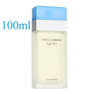 (รับเงินคืน 15% ใช้โค้ด J5BAK66V) Dolce &amp; Gabbana Light Blue EDT 100ml WOMEN (รุ่นเทสเตอร์กล่องสีขาว)