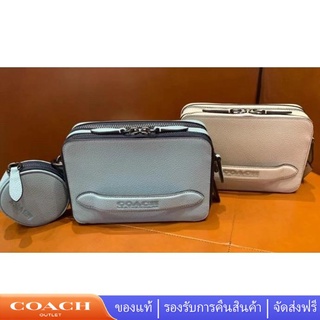 COACH C2608 ผู้หญิงผู้ชายกระเป๋าแฟชั่นเค้กกลมเล็กอินเทรนด์สไตล์ใหม่กระเป๋าสะพาย กระเป๋าแมสเซนเจอร์