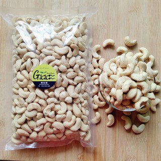 เม็ดมะม่วง หิมพานต์ (ดิบ) 500/1Kg เกรด A สด ใหม่ Raw Cashew Nuts เม็ดมะม่วงหิมพานต์ มะม่วงหิมพานต์ เม็ดมะม่วง