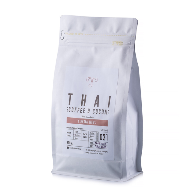 TCC โกโก้ นิปส์ Cocoa Nibs (500g.)