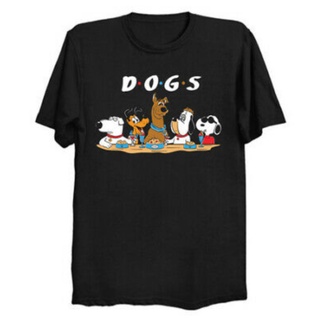 [COD]เสื้อยืด พิมพ์ลายการ์ตูนสุนัข Squad Scooby-Doo Snoopy Pluto Friends แฟชั่นสําหรับผู้ชาย 2022S-5XL