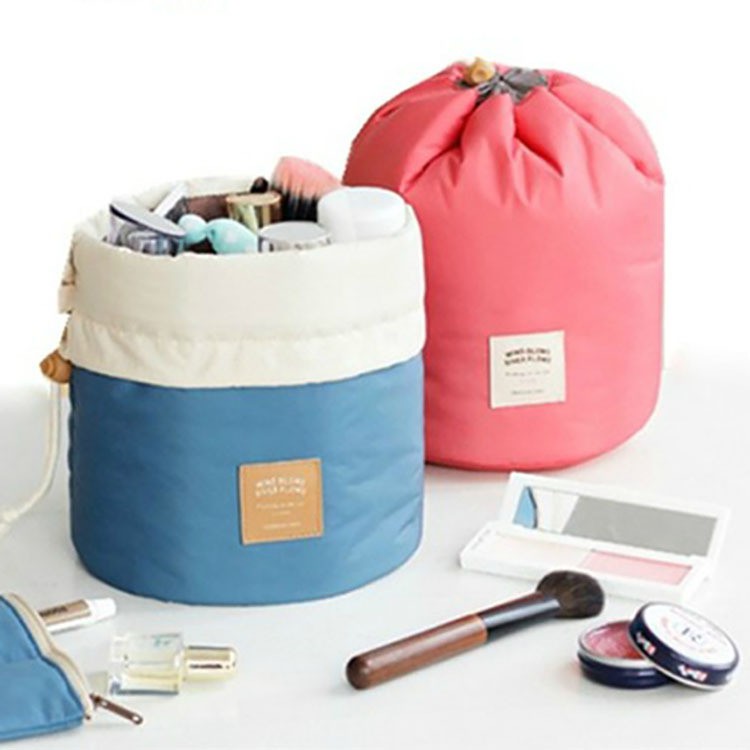 กระเป๋าเก็บของกันน้ํา make up pouch สําหรับเครื่องสําอางสําหรับเดินทางพร้อมเชือกรูด