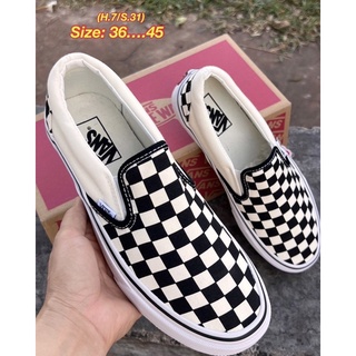 รองเท้าผ้าใบ ทรงสลิปออน 💕 Vans Slip on Classic พร้อมกล่อง