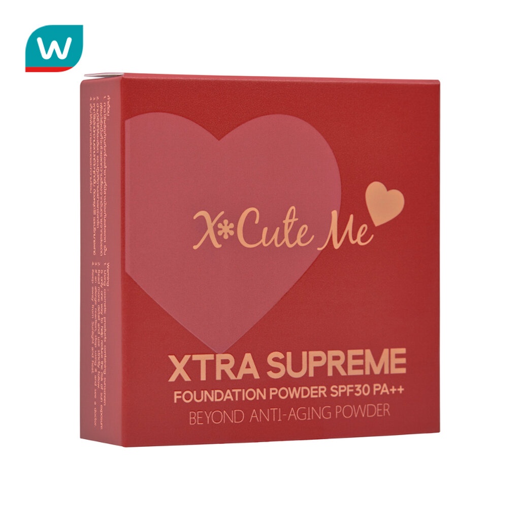 X Cute Me เอ็กซ์ คิวท์ มี เอ็กซ์ตร้า ซูพรีม ฟาวเดชั่น พาวเดอร์ SPF30 PA++ 9 กรัม #PXP03