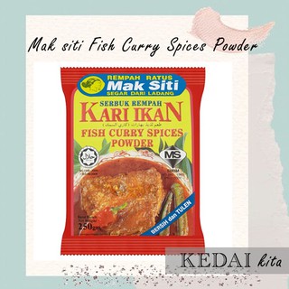 MAK SITI FISH CURRY SPICES POWDER 250GRAM (HALAL)