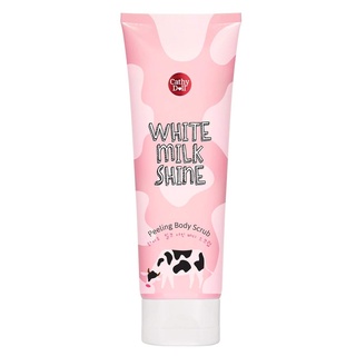 ส่งไว📢 Cathy Doll White Milk Shine Peeling Body Scrub เคที่ดอลล์ เจลน้ำนม สครับขัดผิว (320ml.)