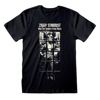 เสื้อยืดผ้าฝ้าย พิมพ์ลาย David Black Ziggy Stardust EAgmdg34NDlmca08Size S-5XL