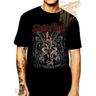 NTS 19 Linkin Park A Thousand Suns ROCK เสื้อยืด เสื้อวง เสื้อดำ สกรีนลาย ผ้าหนา NTS T SHIRT S M L XL XXL