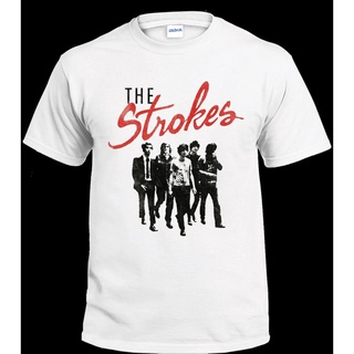 【2022New】pop band THE STROKES BAND 100% COTTON T-SHIRT GILDAN UNISEX GRAPHIC PRINTED