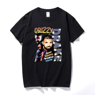 [COD]เสื้อยืดแขนสั้น ผ้าฝ้าย พิมพ์ลาย Drizzy Drake Boy Meets World Tour แฟชั่นฤดูร้อน สไตล์ฮิปฮอป สําหรับผู้ชาย