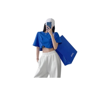 โปรโมชั่น : เสื้อครอปผู้หญิงมินิมอลสัสันสดใสน่าใส่