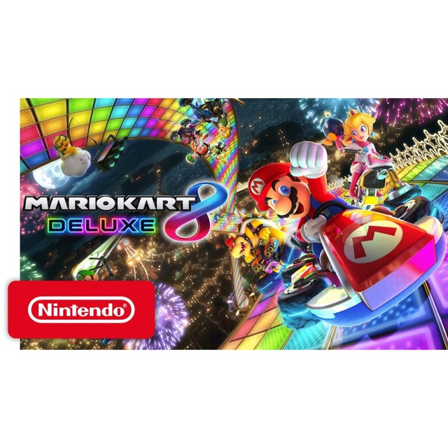 แผ่นเกมส์ Nintendo Switch : Mario Kart 8 Deluxe