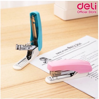 Deli 0246 Stapler #10 ที่เย็บกระดาษ12 แผ่น ใช้ลวดเบอร์ #10 ใส่ลวดได้มากถึง 50 ตัว