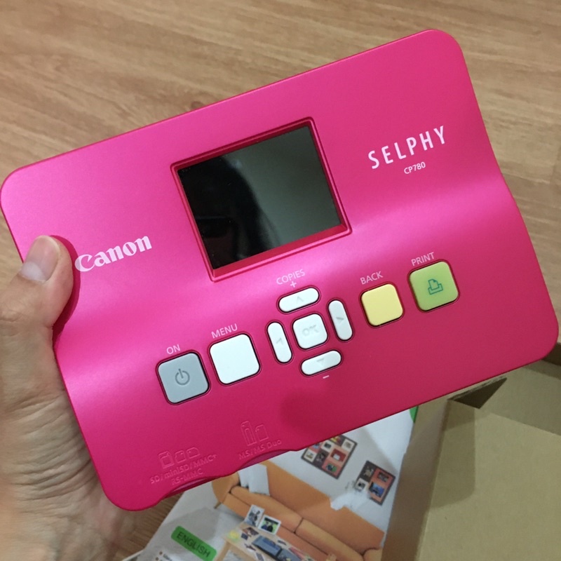 เครื่องปริ้นรูป Canon Selphy CP780 สภาพใหม่มาก ไม่เคยใช้งาน พร้อมกล่อง อุปกรณ์ครบค่ะ