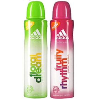 Adidas For Women Perfumed Deo Spray 150 ml.24h.Freshness อาดีดาส ฟอร์ วูเมน ดีโอ บอดี้สเปรย์ ฉลากไทย มี อย.Exp.2024,2025