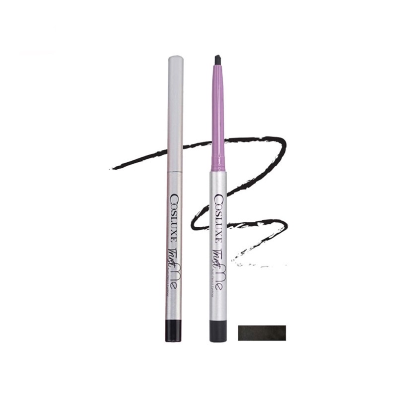 Cosluxe Trust me Auto Pencil Eyeliner คอสลุคส์ ออโต้ เพนชิล อายไลเนอร์ ดินสอเขียนขอบตา กันน้ำ อินไลเ