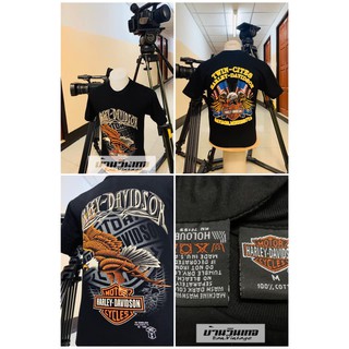 เสื้อยืดฮาเลย์ Harley-Davidson เสื้อยืดผู้ชาย เสื้อวินเทจ ป้ายฮาเลย์ ผ้าCotton 💯