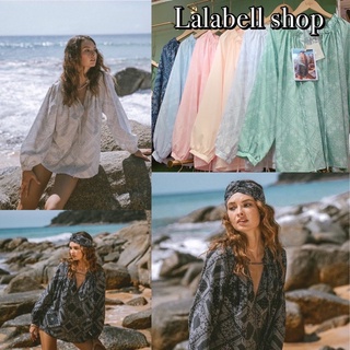 Lalabell 🔶 •Sweet Bohemian Blouse•เสื้อ over size สไตล์โบฮีเมี่ยน ผ้าพริ้ว เบา ระบายอากาศได้ดี✨