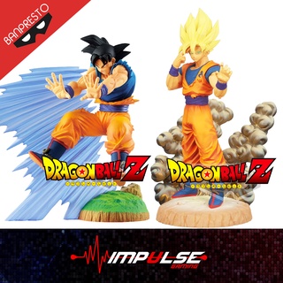 Banpresto กล่องประวัติศาสตร์ Dragon Ball - Goku (ABP16725) / Super Saiyan Goku (ABP17977)