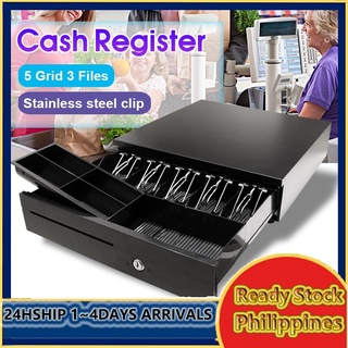 Drawer Cash Box Cashier Box Supermarket Bills 5 Grids 3 Gears Money Secret Safe Box Store With Lock