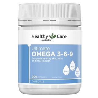 Healthy Care Ultimate Omega 3-6-9 200แคปซูล(พรีออเดอร์)