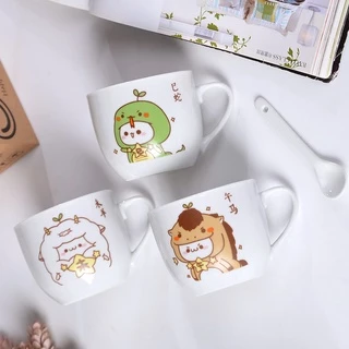 แก้วกาแฟ 220ml ☕️ 5ลายสุดน่ารัก แก้วเซรามิค