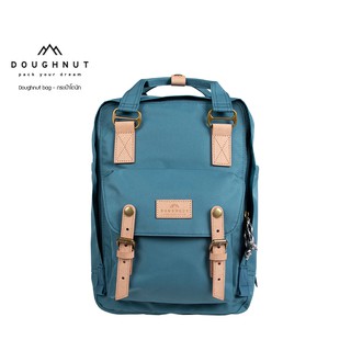 DOUGHNUT BAG : MACAROON CLASSIC REBORN SERIES : DENIM : กระเป๋าโดนัทน้ำหนักเบา หนังแท้ กันน้ำได้ กระเป๋าโดนัท กระเป๋าเป้ กระเป๋าสะพายหลัง กระเป๋า กระเป๋าเดินทาง  (รหัสสินค้า 05554)