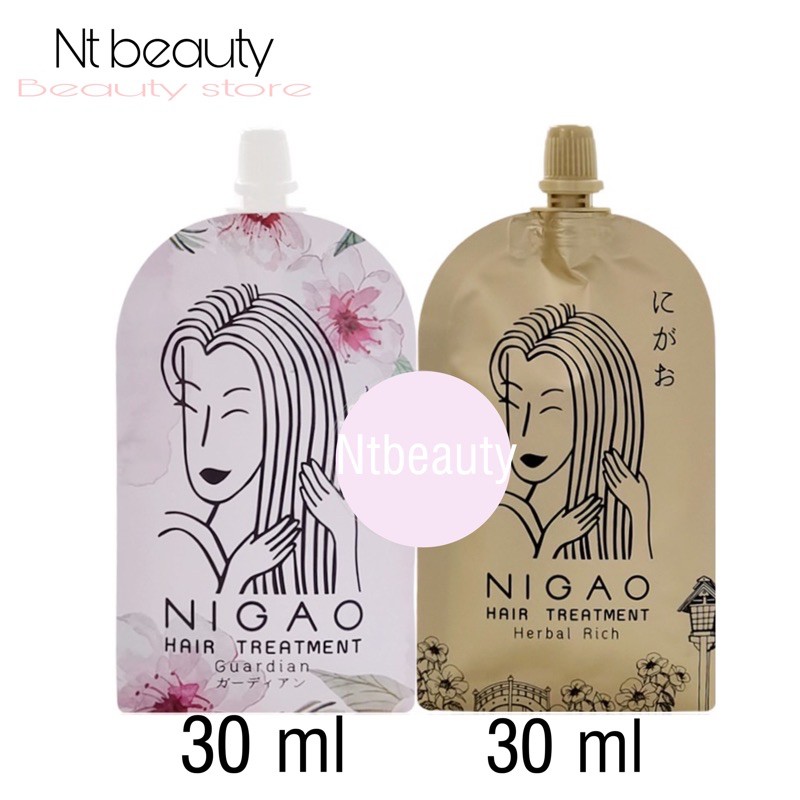 Nigao ทรีทเม้นท์ซอง guardian , herbal rich 30 ml นิกาโอะ treatment เคลือบแก้ว