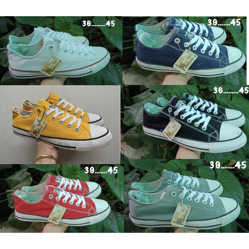 รองเท้าผ้าใบ ทรง Converse all star 📌 พร้อมกล่อง 36-45