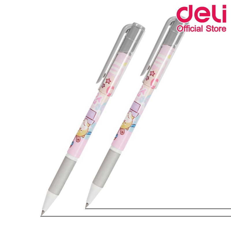 ปากกาเจล หมึกดำ 0.5mm Deli (แพ็ค 1 แท่ง) ปากกา อุปกรณ์การเรียน เครื่องเขียน ปากกาเจล ราคาถูก อุปกรณ์เครื่องเขียน